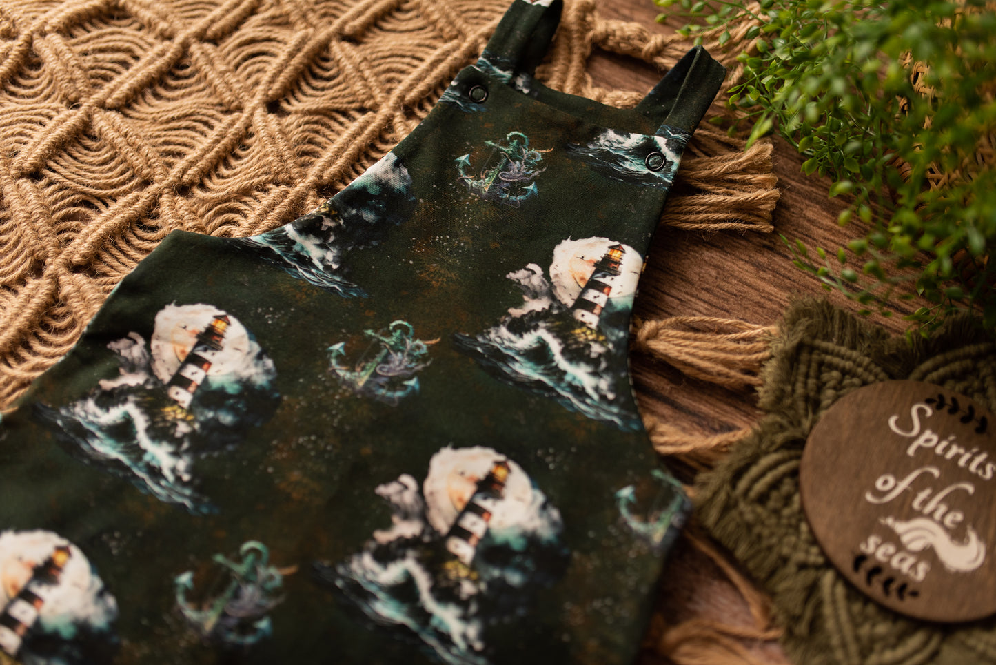 Lighthouse Tales Shortie Dungarees
