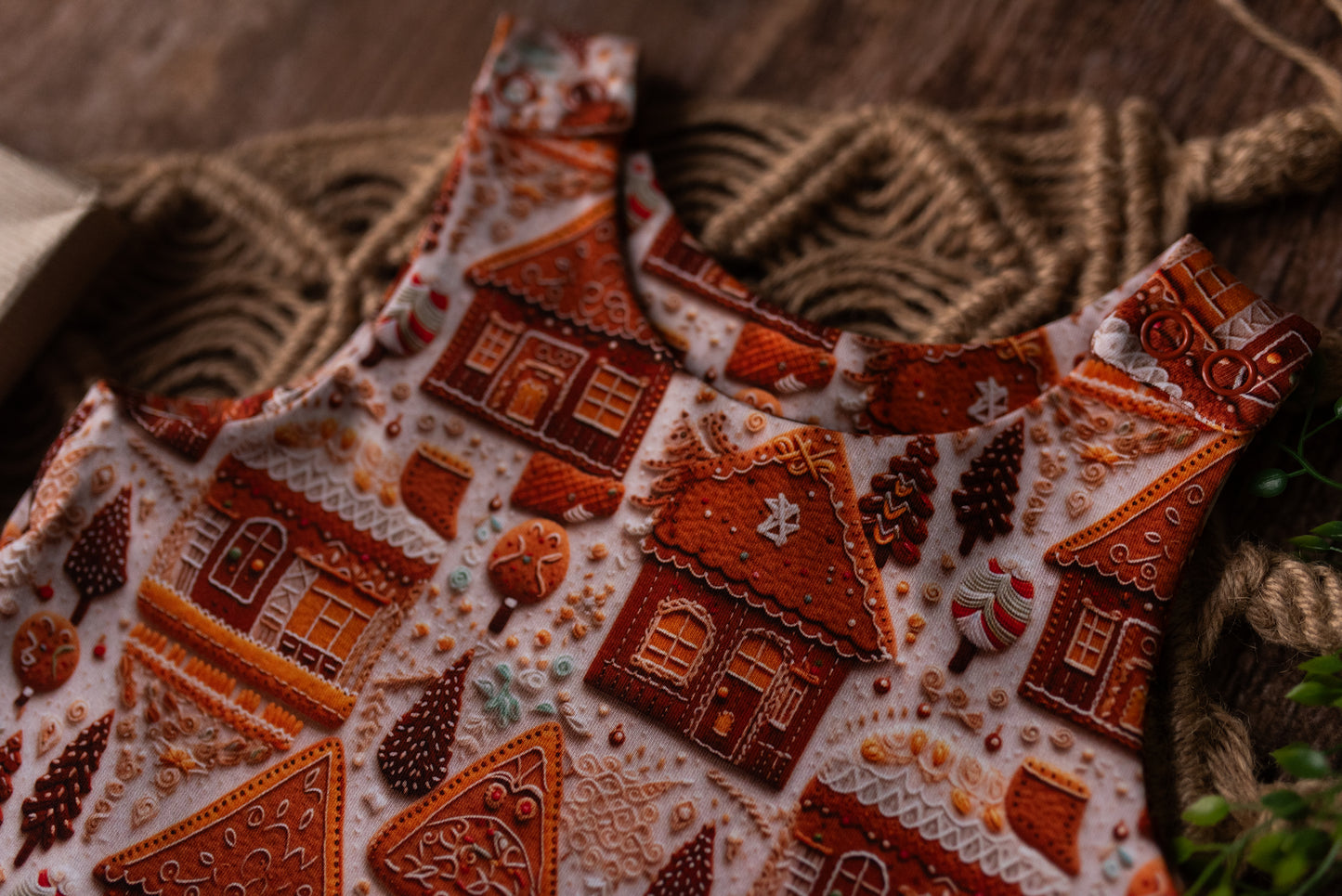 Gingerbread Lane Overalls