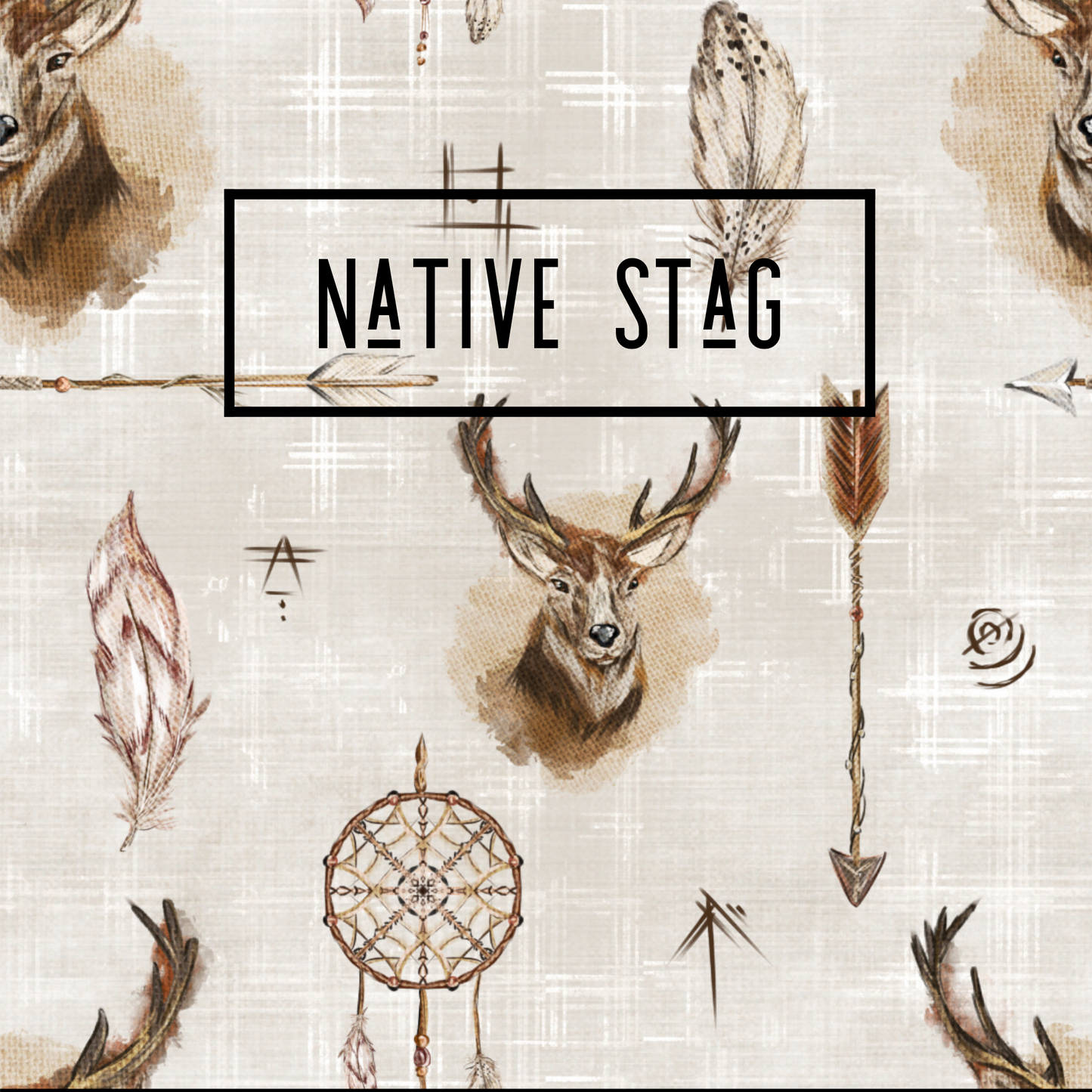 Native Stag Flared Leggings