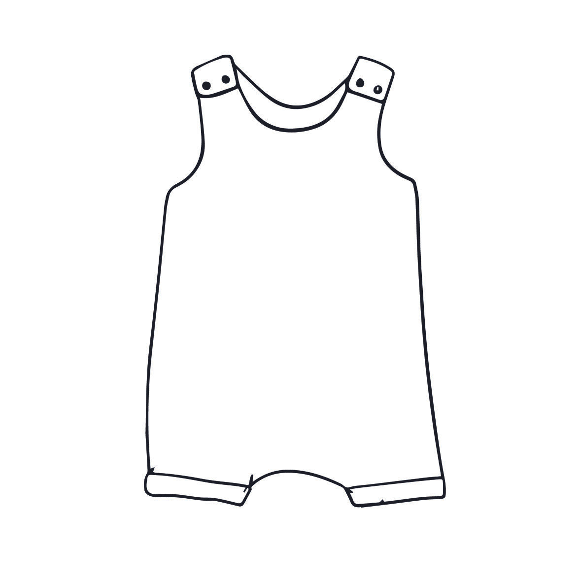 Nature's Canvas Shortie Overalls