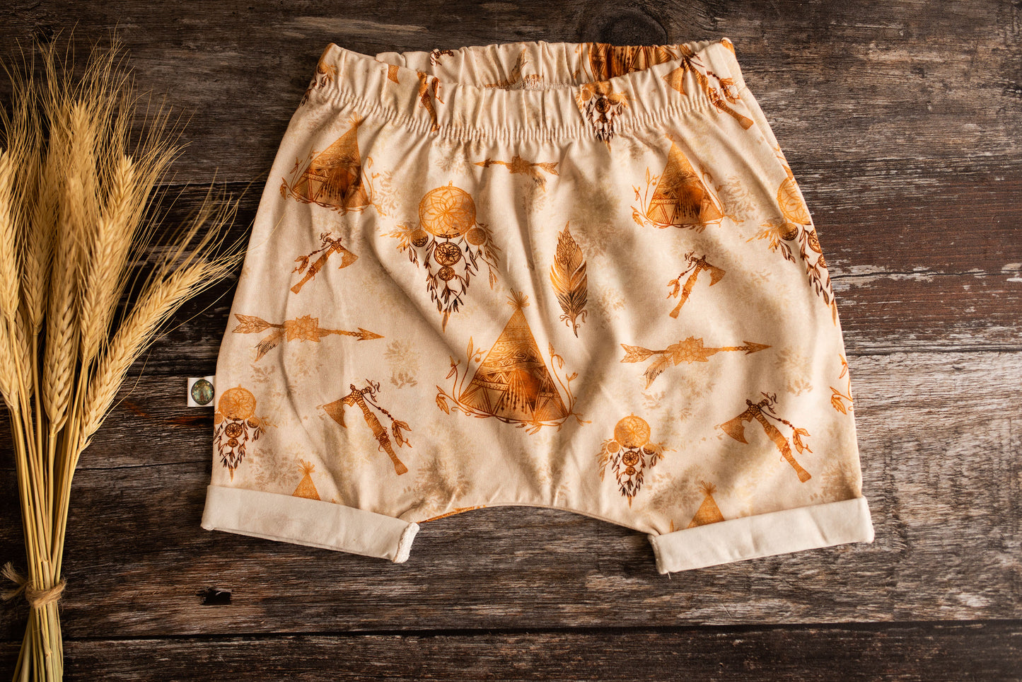 3-4 years Little Warrior Harem Shorts