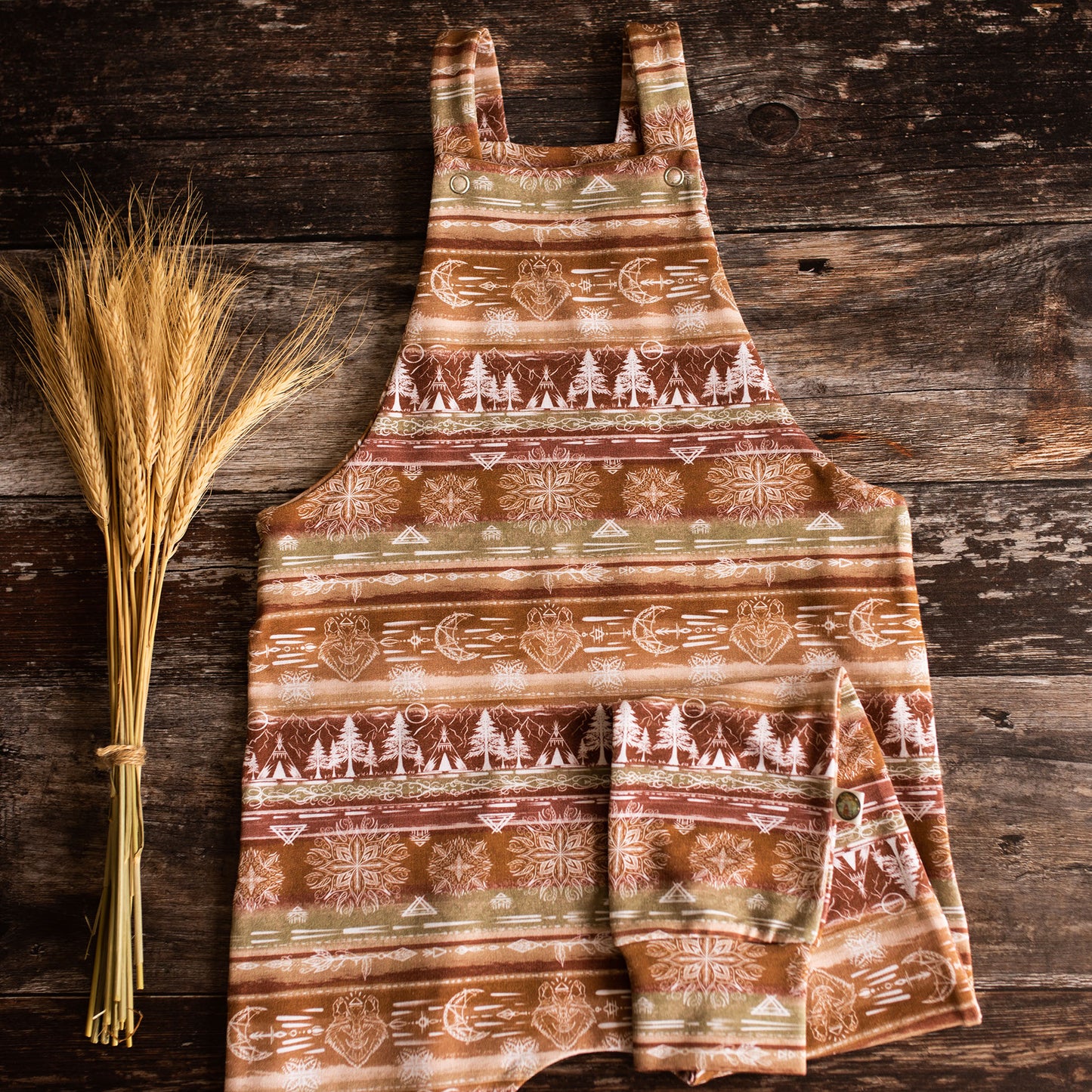 Tribe of Fire Dungarees 3-4 years