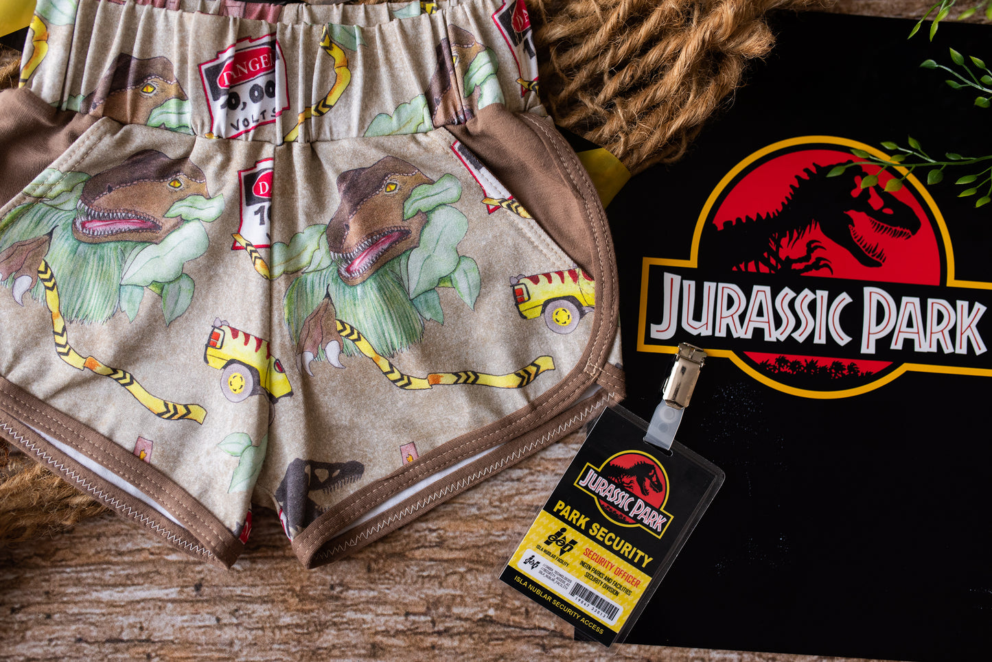3-4 years Life Finds a Way Retro Shorties