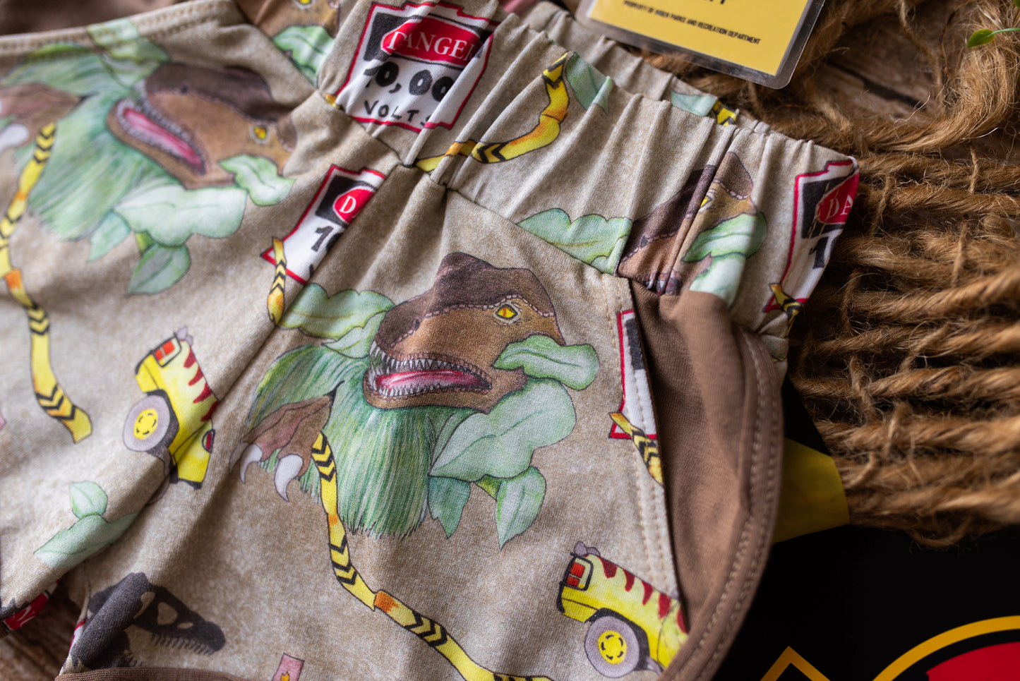 3-4 years Life Finds a Way Retro Shorties