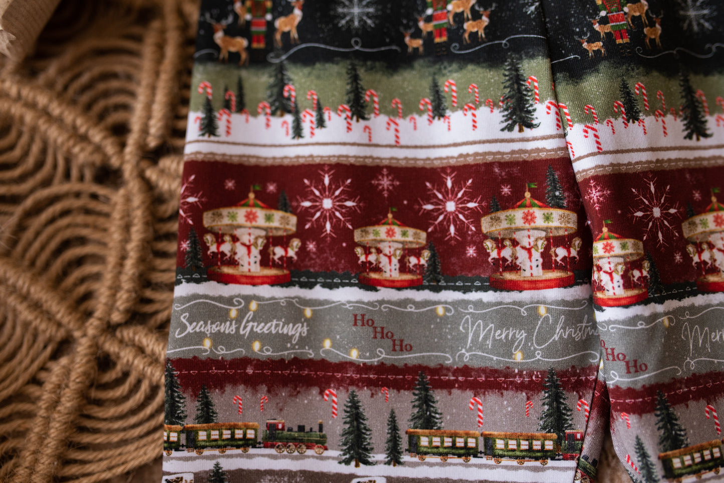 Magical Christmas Fairisle Yoga Leggings