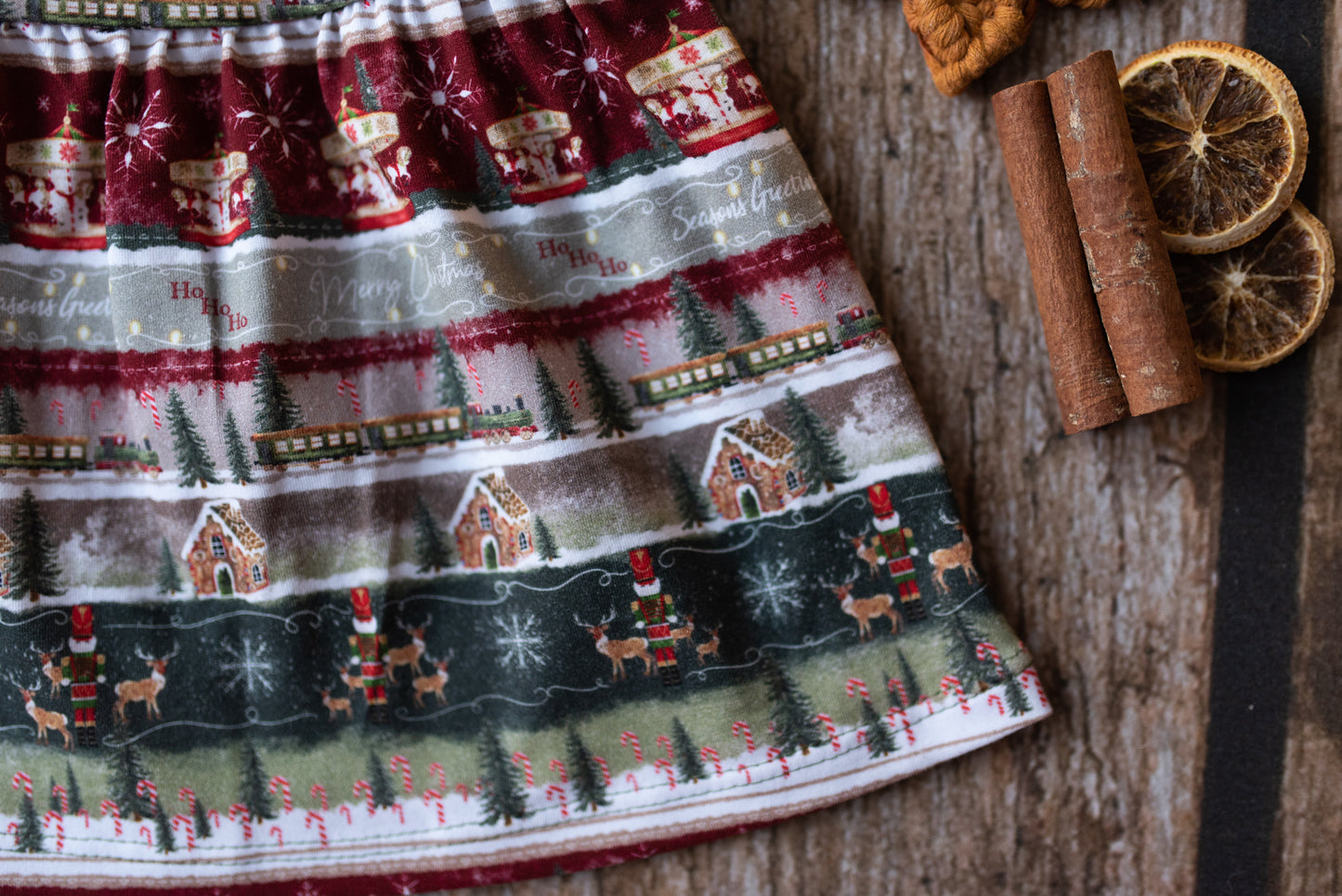 Magical Christmas Fairisle Pinny Dress