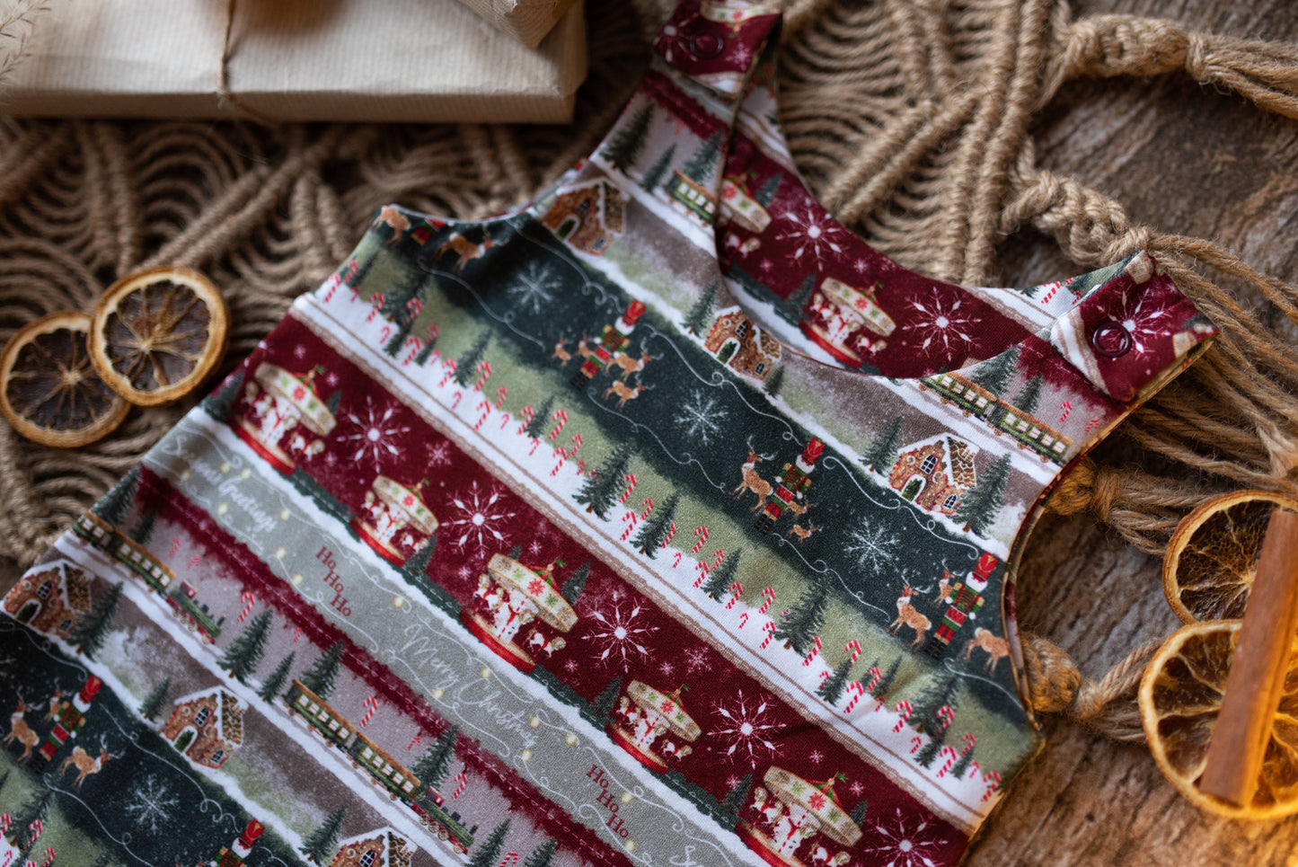 Magical Christmas Fairisle Overalls