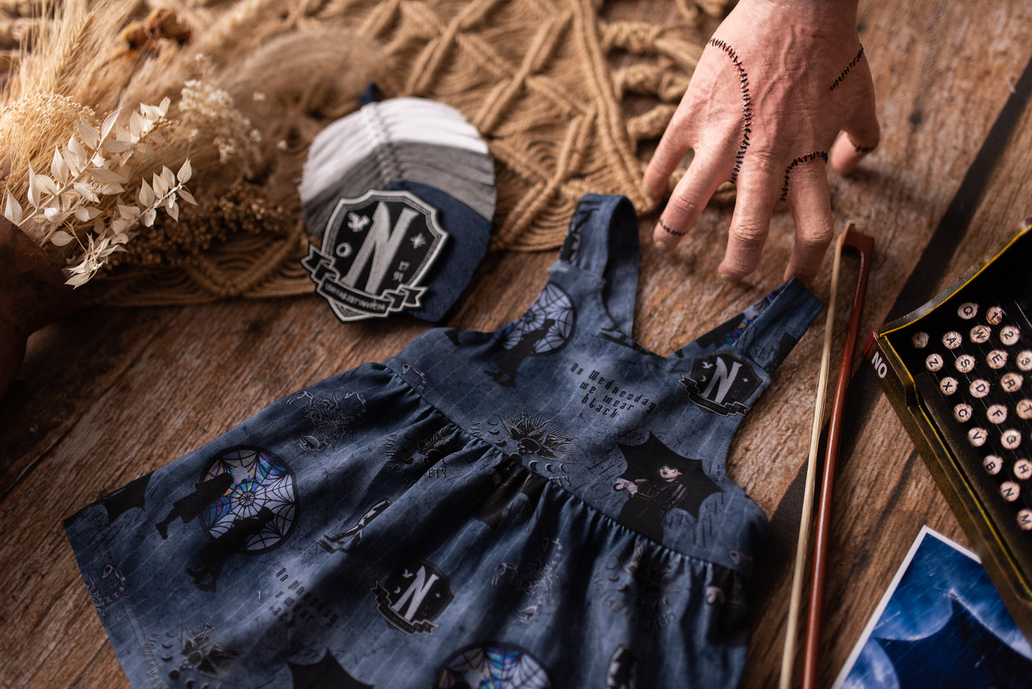 Full of Woe Pinafore Dress