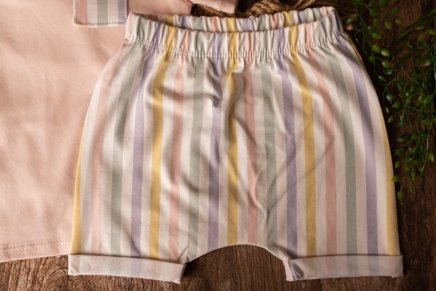 Sorbet Organic Jersey T-Shirt & Harem Shorts Set