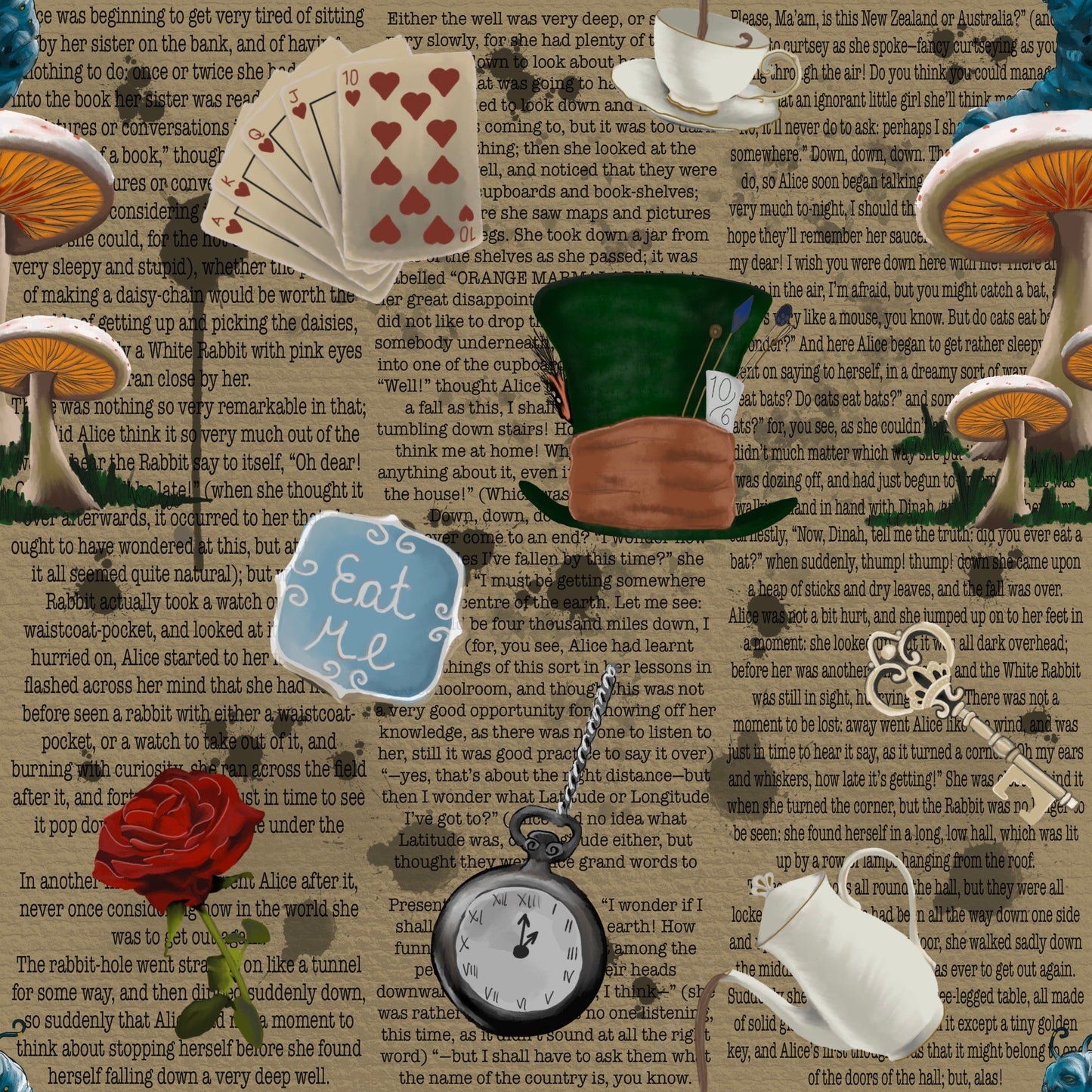 Down the Rabbit Hole Bib