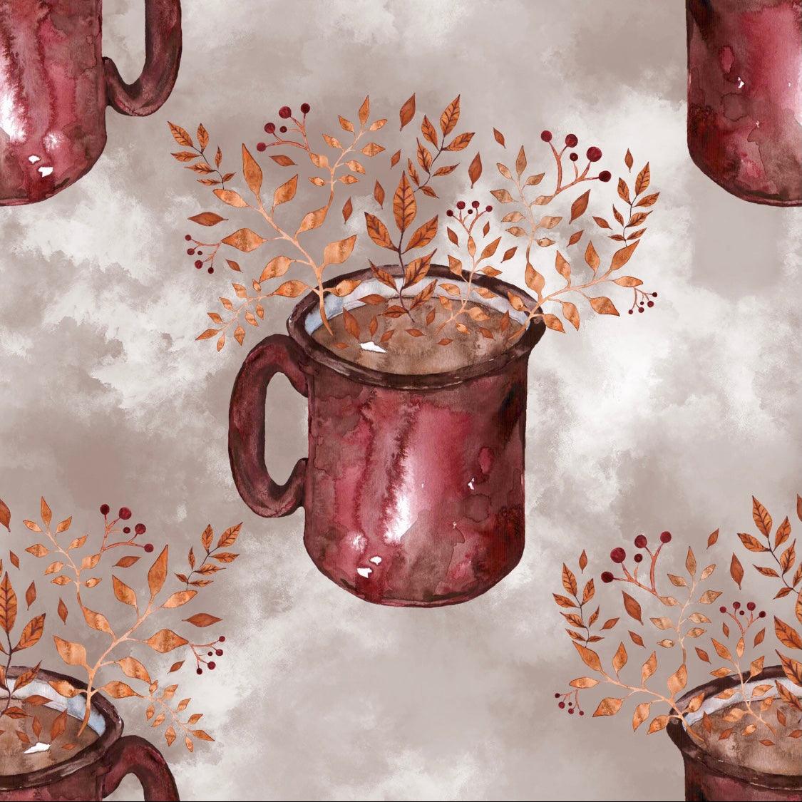 Cup of Autumn Shortie Overalls