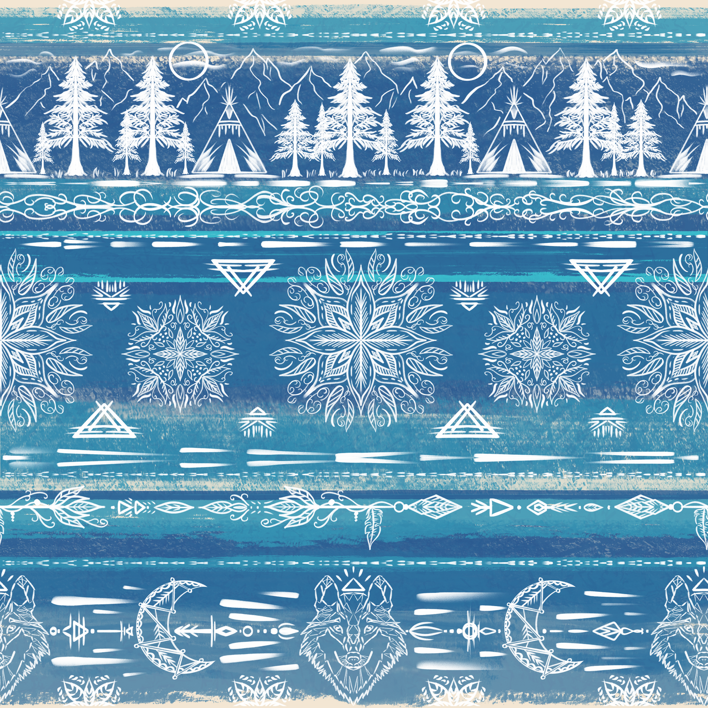 Tribe of Ocean Harem Shorts