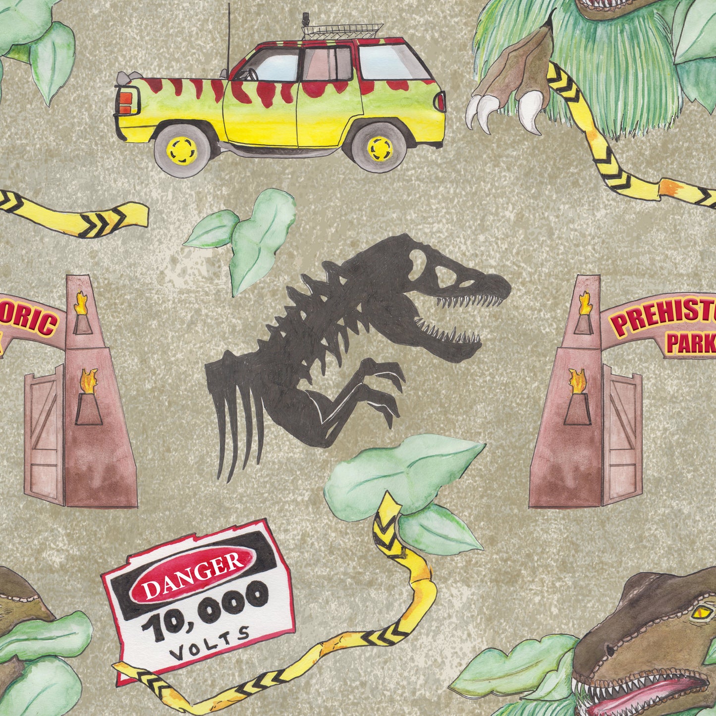 Life Finds a Way Retro Shorties 18-24 months