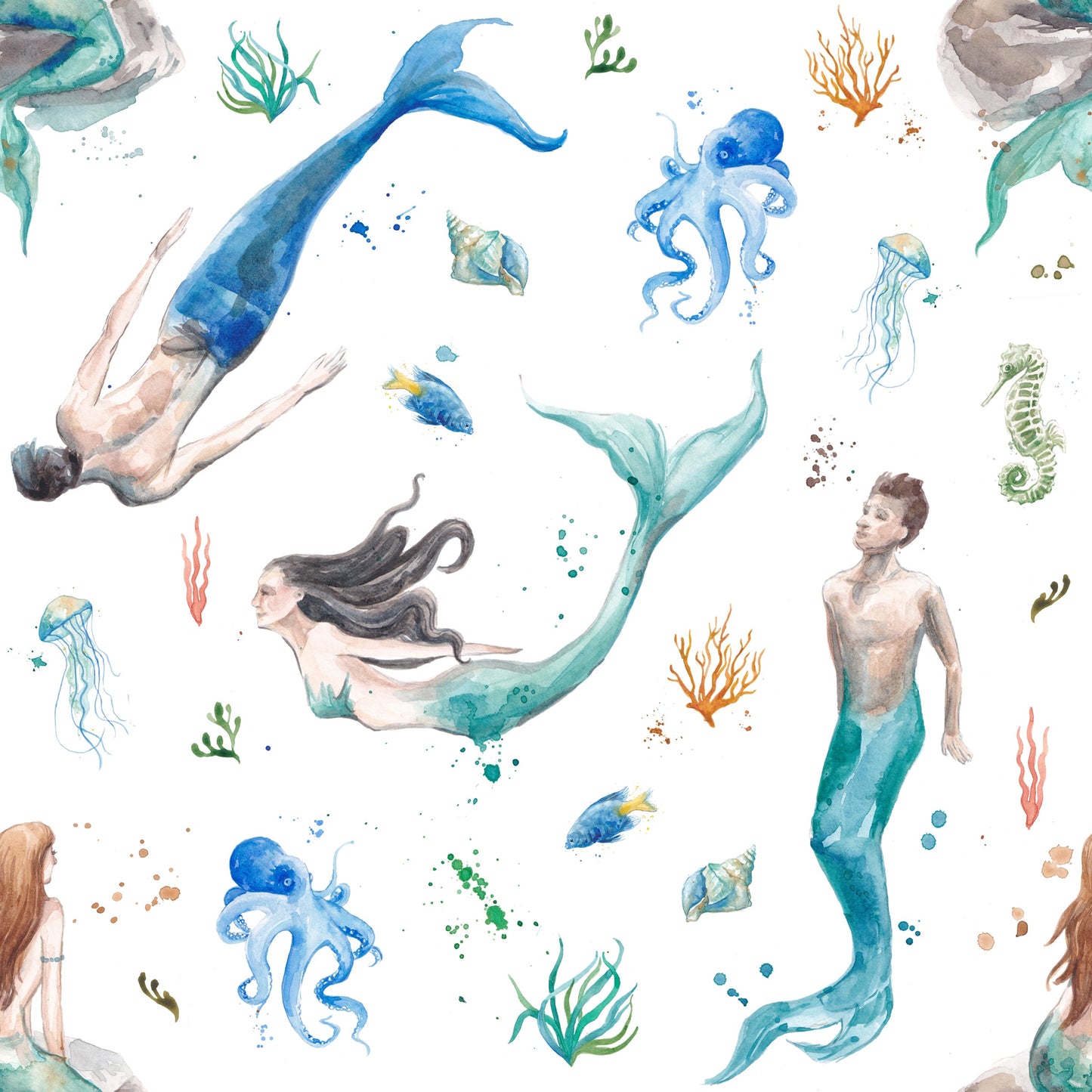 Merfolk pinny dress