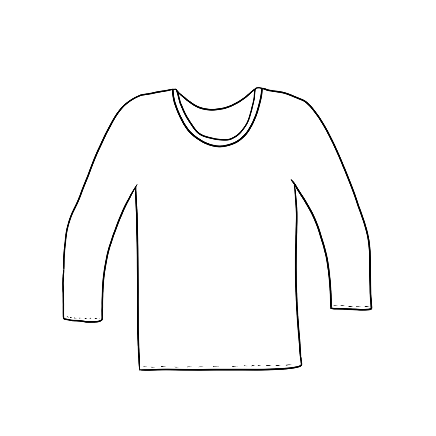 Organic Ribbed Cotton Jersey Long Sleeve T-Shirt - 18-24 months