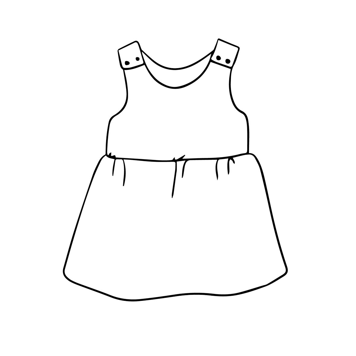 Ombre Pinny dress