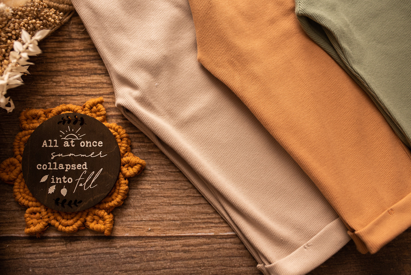 Organic Ribbed Jersey Vintage Trousers 2-3 Years