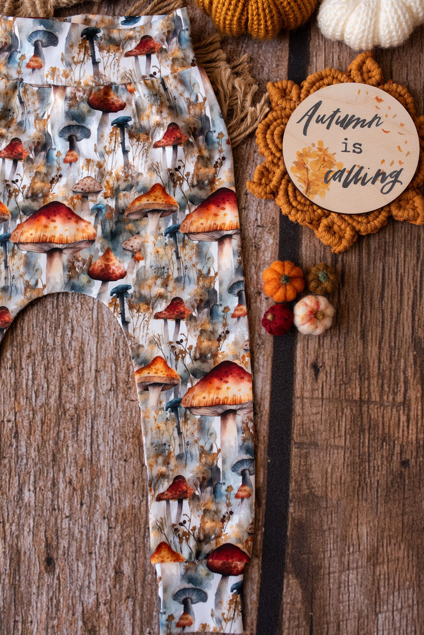 Toadstool Tundra Harem Leggings 8-10 Years