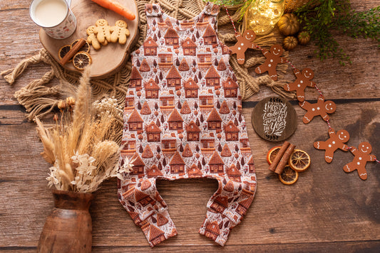 Gingerbread Lane Overalls