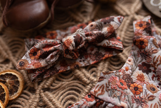 Golden Grasses Head Bow Newborn