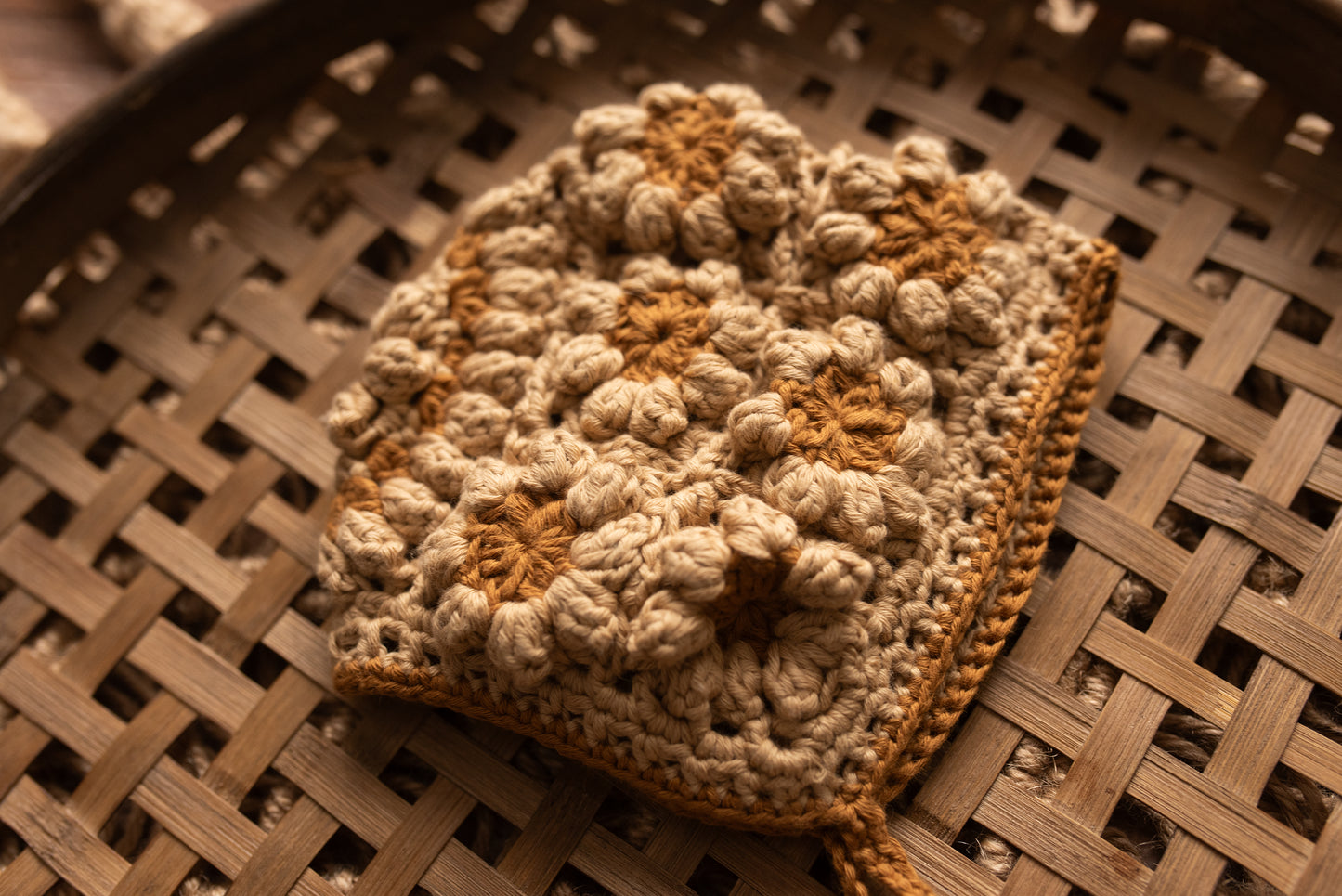Crochet Daisy Bonnet - Newborn