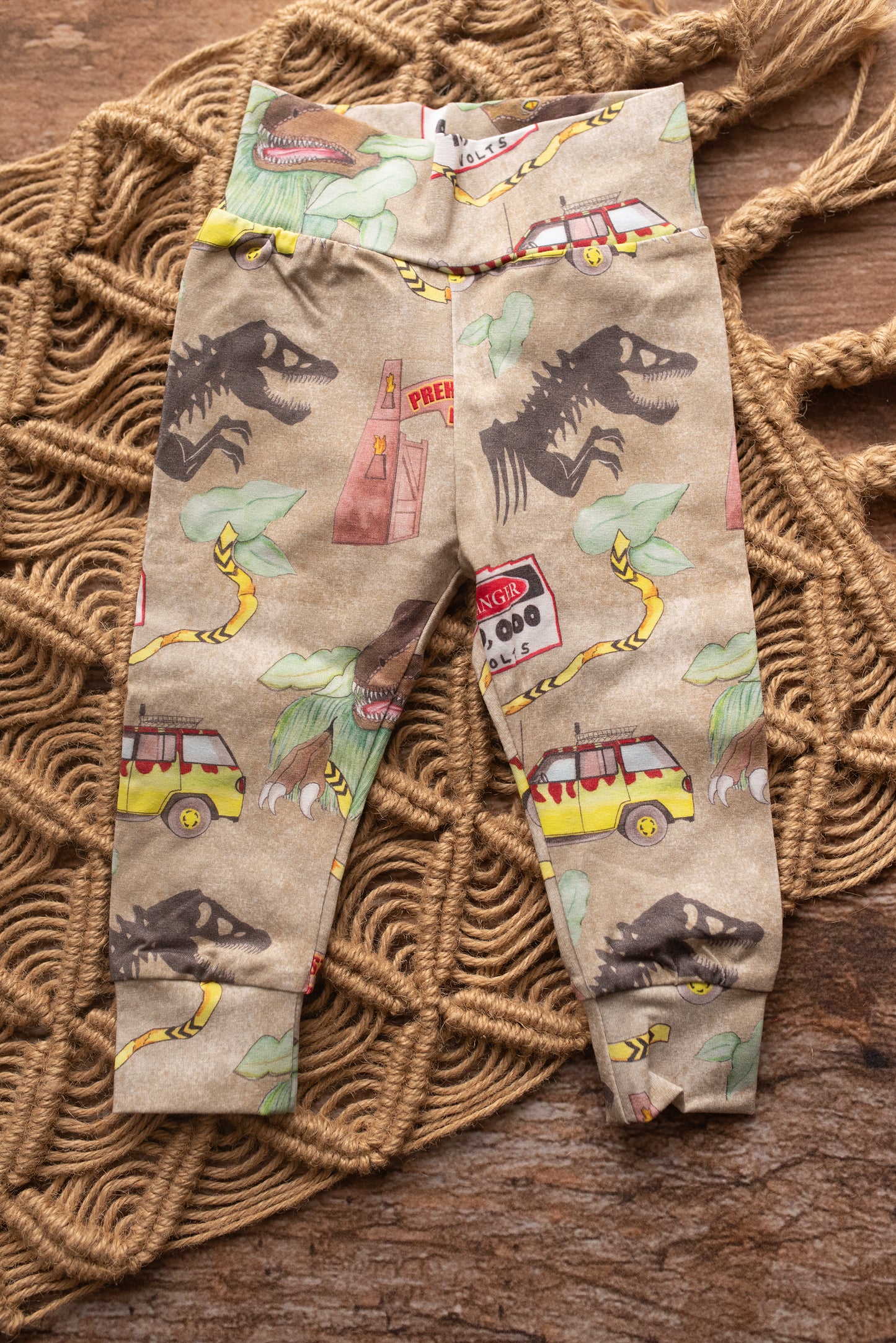 Life Finds a Way Yoga-Waist Leggings