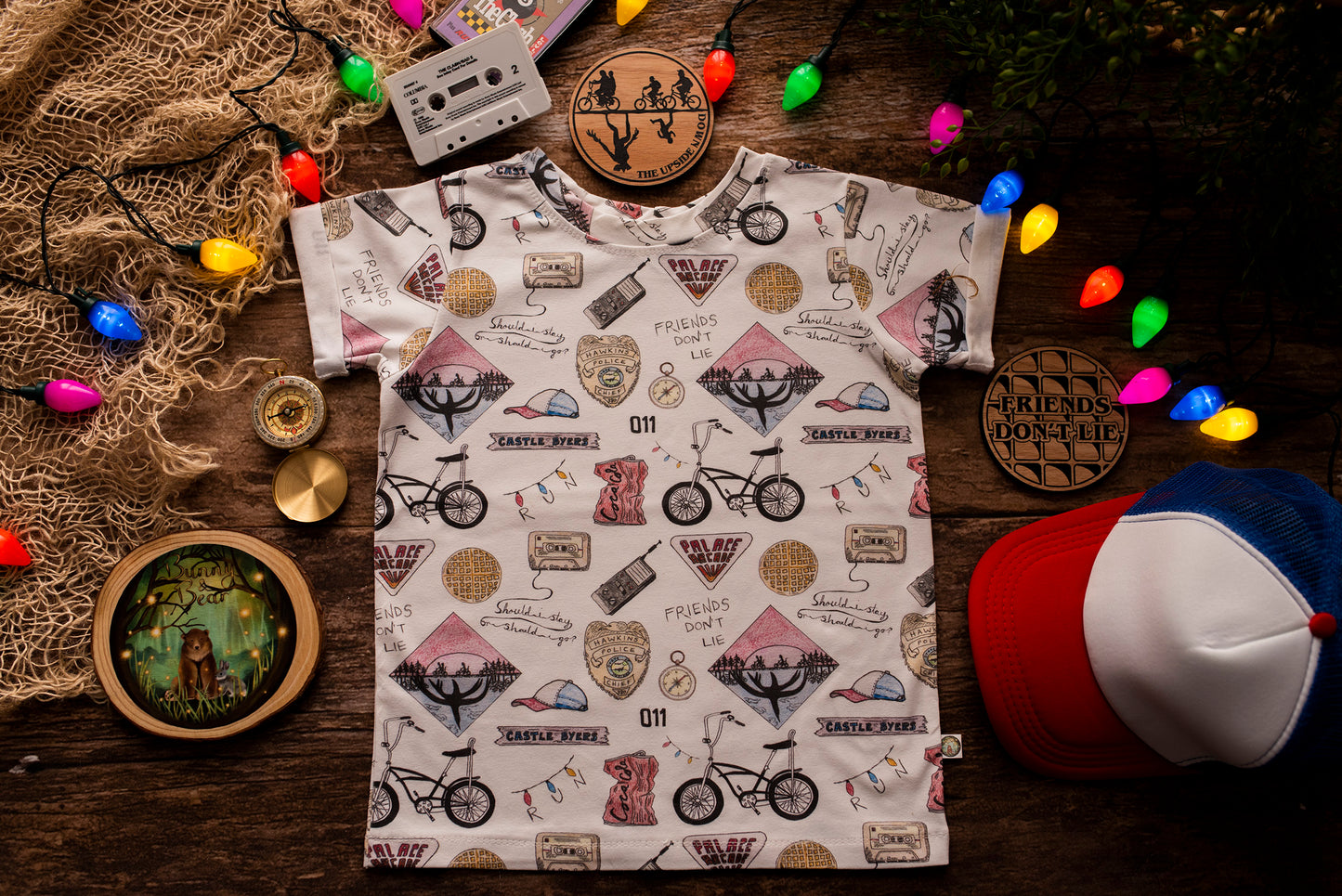 Stranger Things T-shirt for kids, handmade