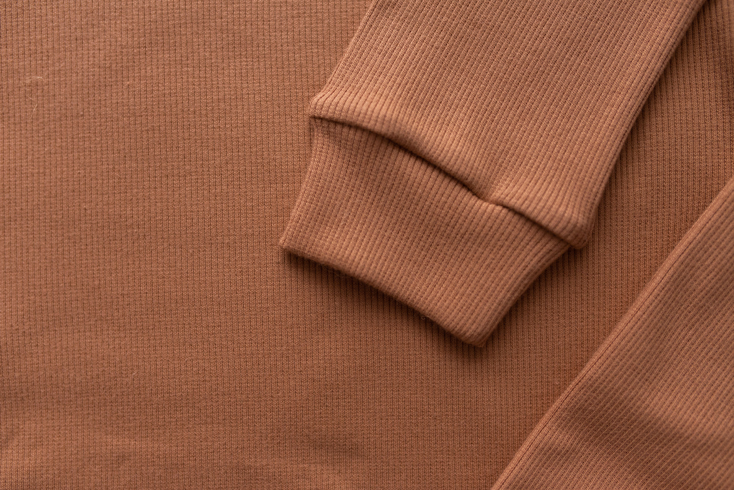 Organic Ribbed Cotton Jersey Long Sleeve T-Shirt - 18-24 months