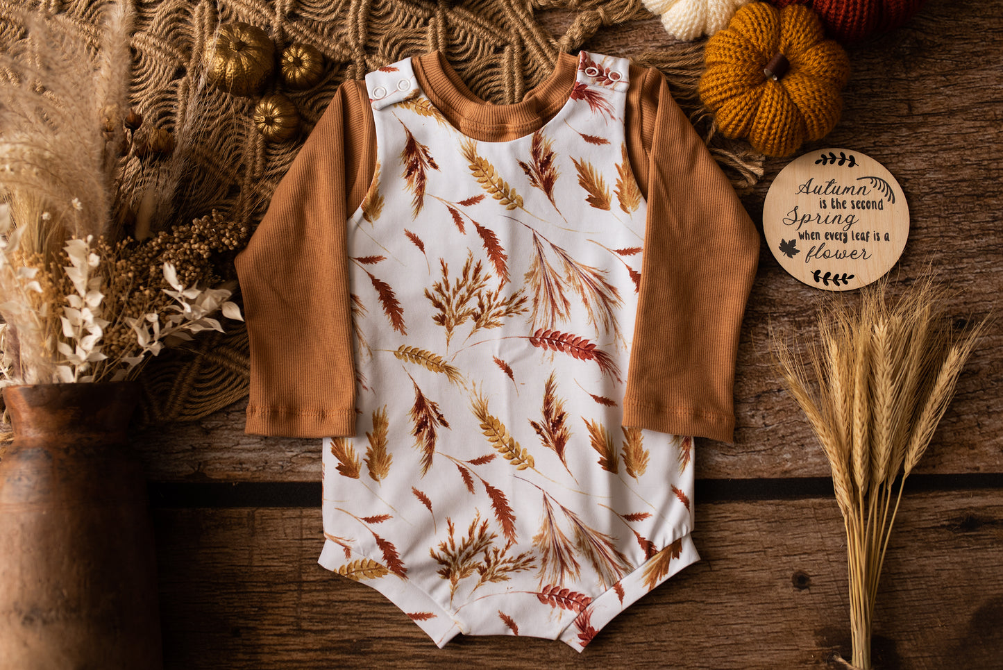 Golden Harvest Bummie Romper