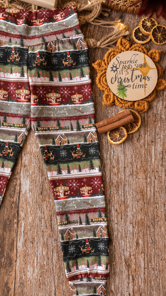 Magical Christmas Fairisle Yoga Leggings