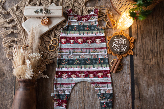 Magical Christmas Fairisle Overalls