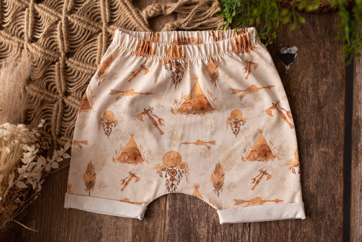 Little Warrior Harem Shorts