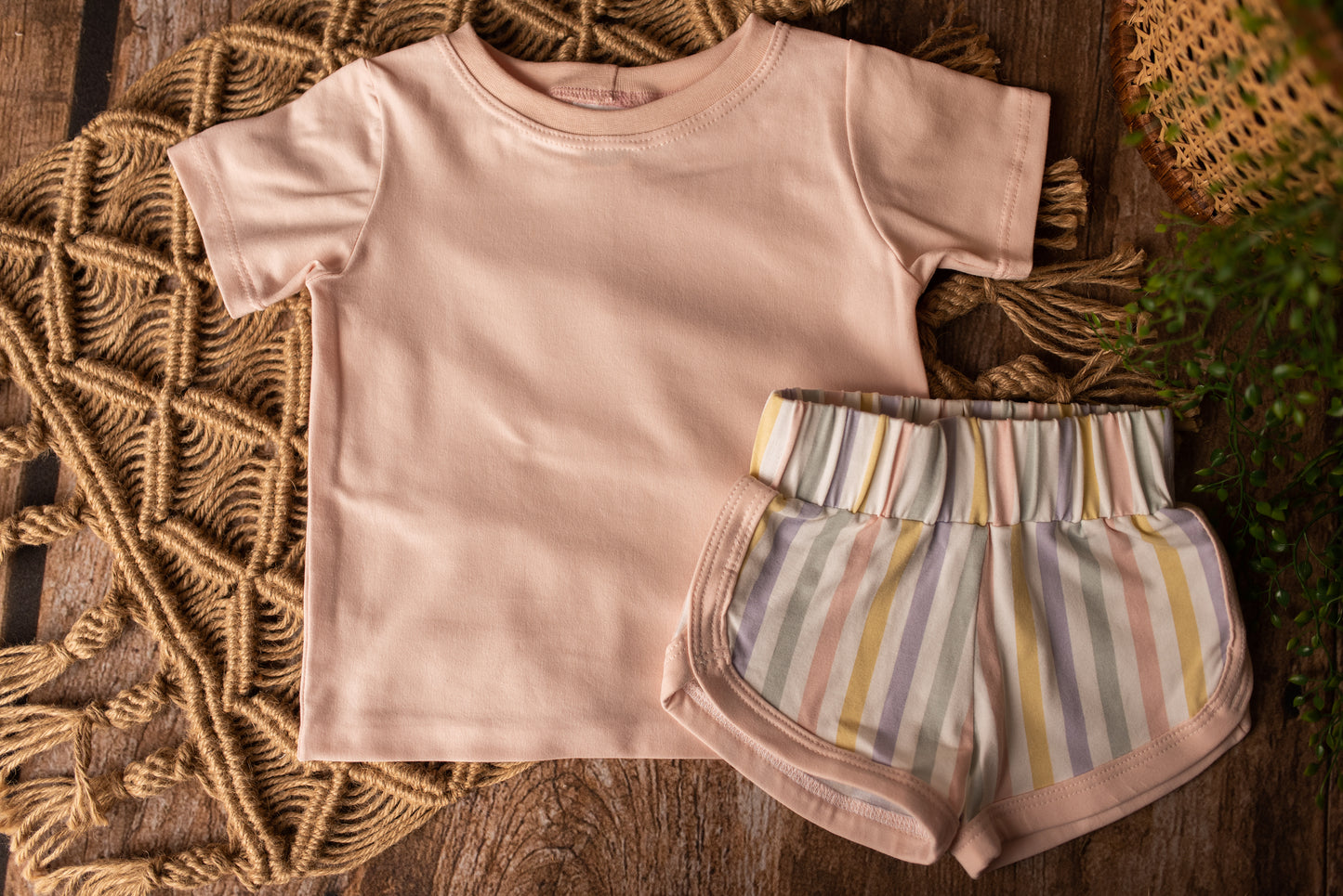 Sorbet Organic Jersey T-Shirt & Retro Shorts Set