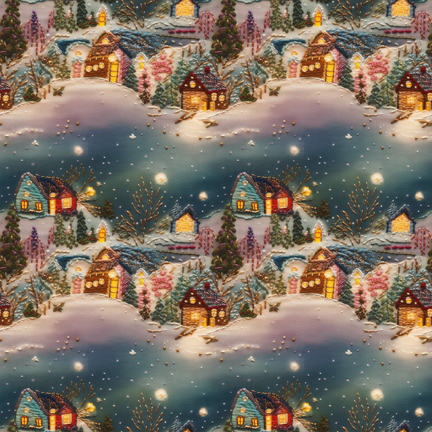 Christmas Village Leggings