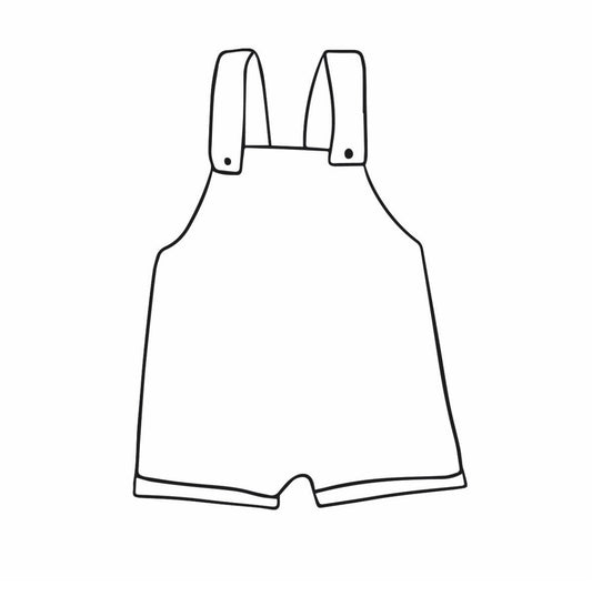Hands of Time Shortie Dungarees