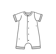 42 Wallaby Way Rolled Hem Romper