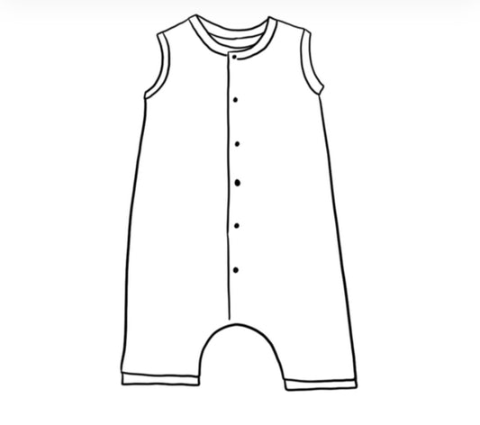 Hands of Time Sleeveless Romper