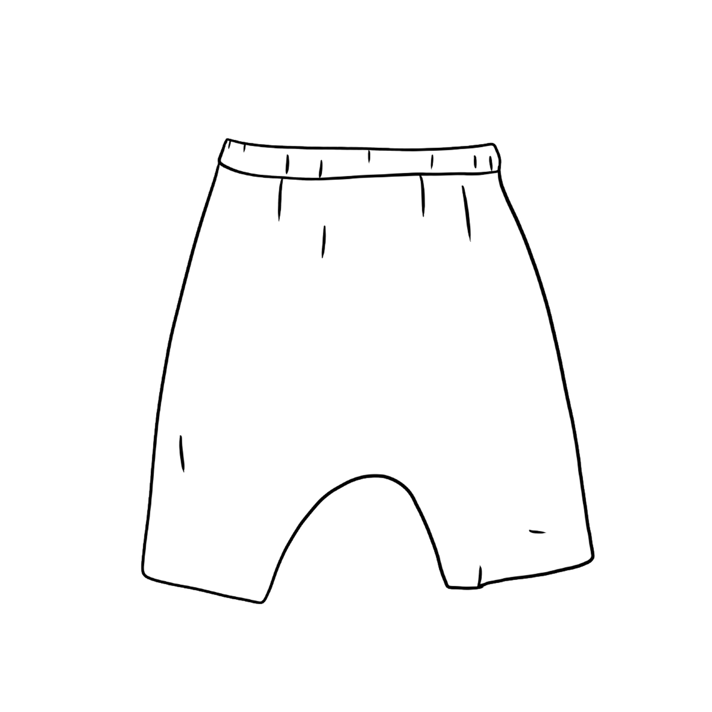 Hands of Time Harem Shorts