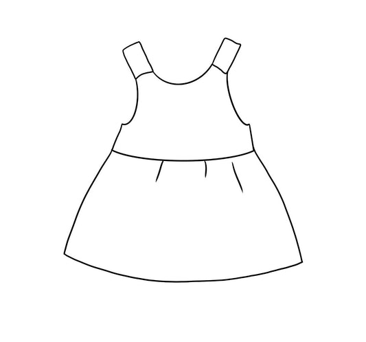 Hands of Time Pinafore Dress